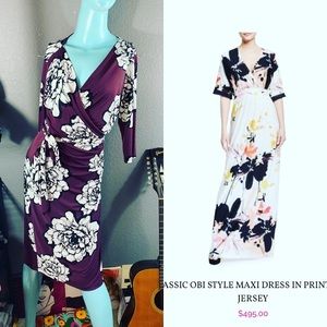 Retail $495! NWOT Melissa Masse Made floral Dress